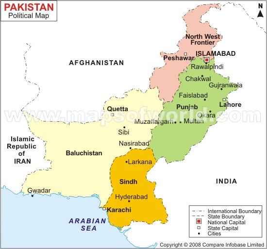 Pakistan Administrative Map