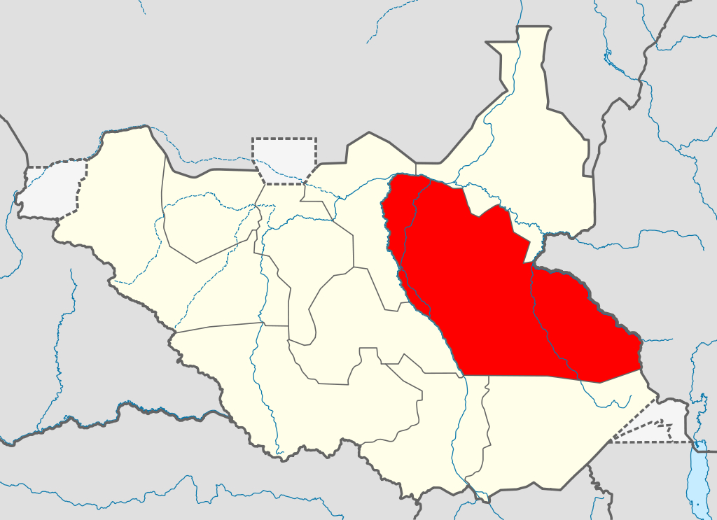 Map of Jonglei