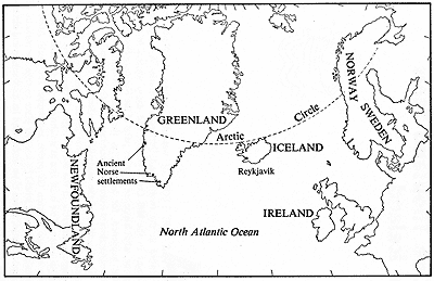 Map of Greenland