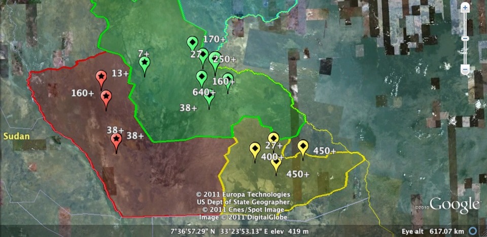 Raids and Fatalities Map