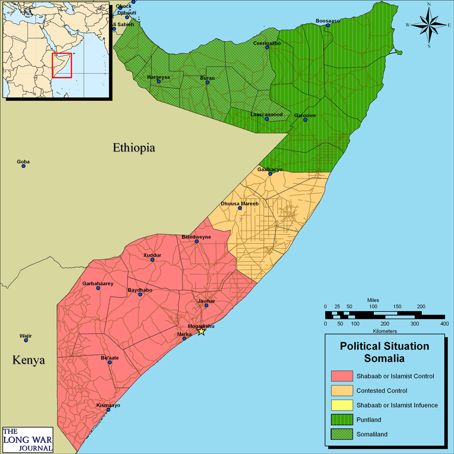 Al Shabaab Map